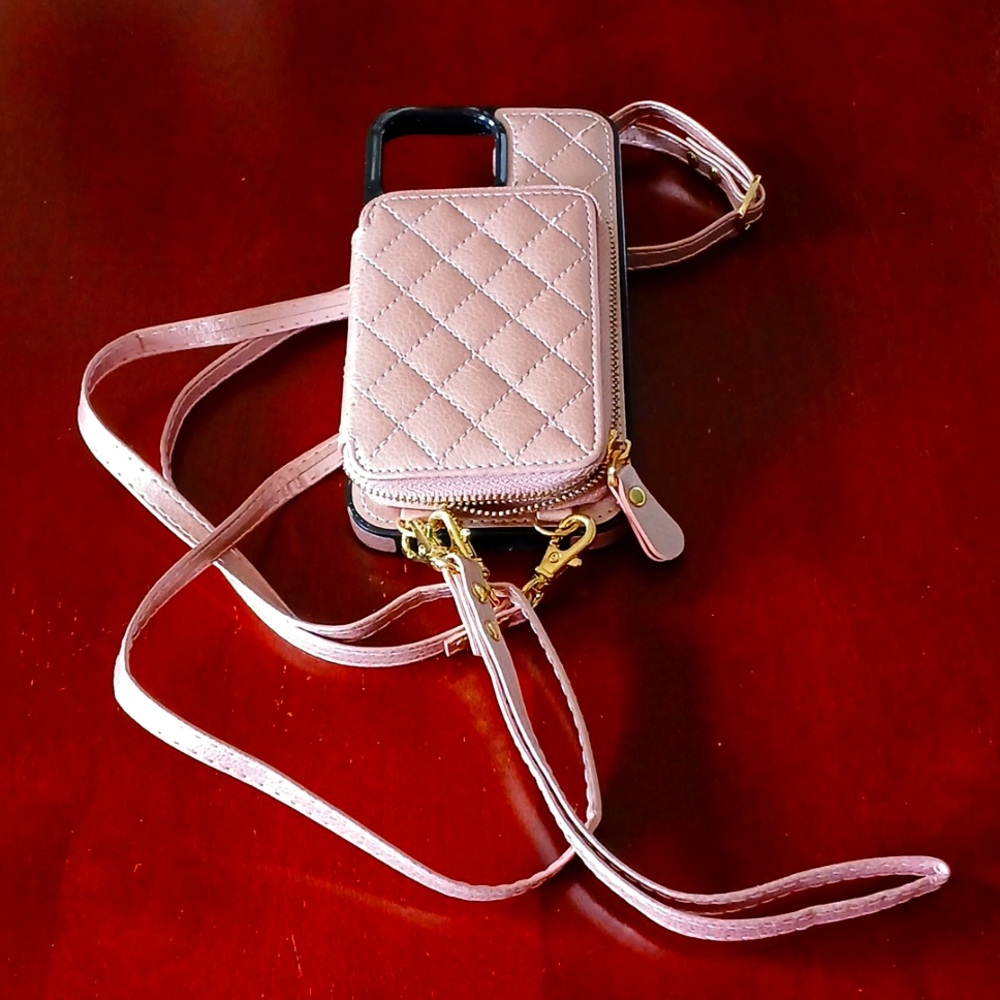 Zipper Crossbody Wallet Case